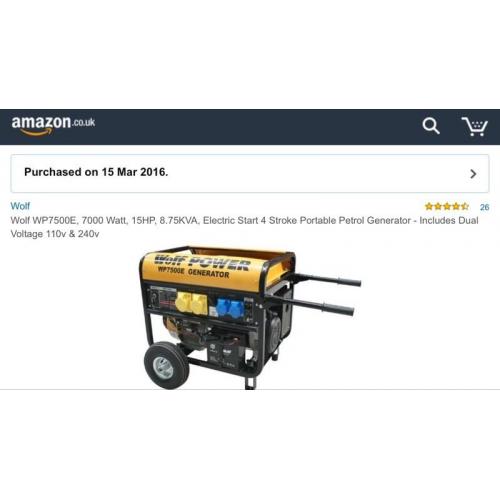 8.5 kva generator