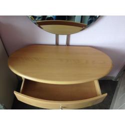 Modern Dressing Table with Large Mirror - great condition