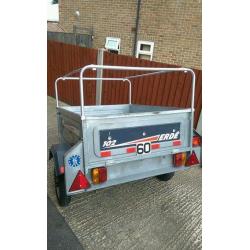 Erde 102 tipping trailer