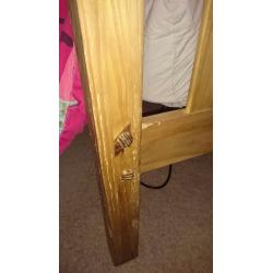 Free king size bed (mattress and bedframe)
