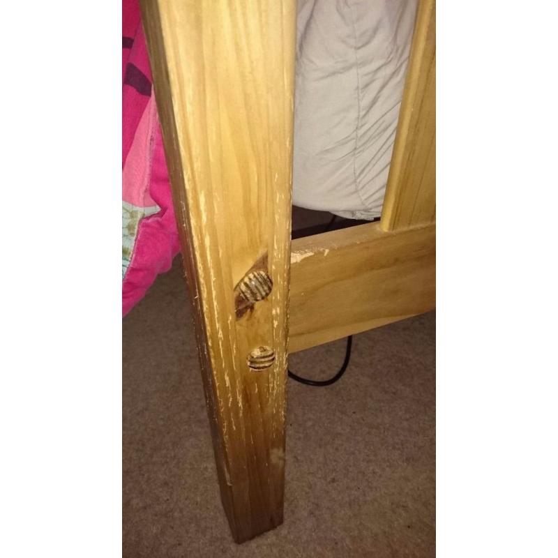 Free king size bed (mattress and bedframe)