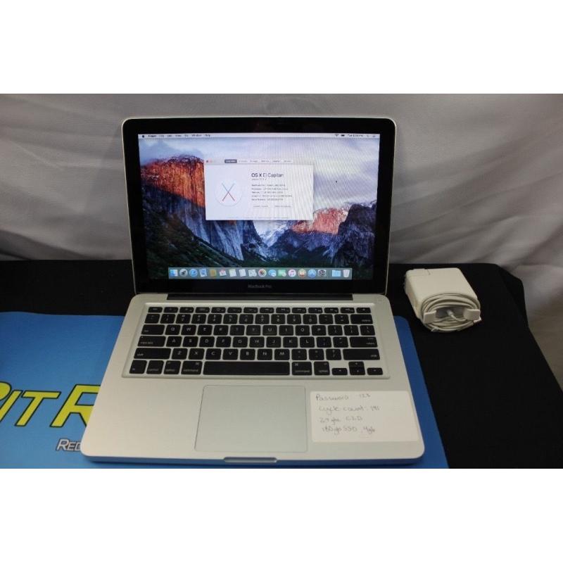 APPLE MACBOOK PRO 13.3,INTEL CORE I5 2.3GHZ,320GB HDD,4GB RAM,WITH EXTRAS