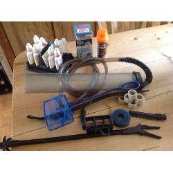 Well established Clear-seal tropical aquarium L60cm, W30cm, H38cm