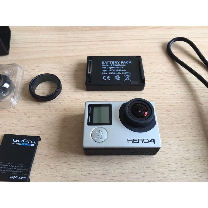 GoPro Hero 4 Black edition 4K with lots of accessories