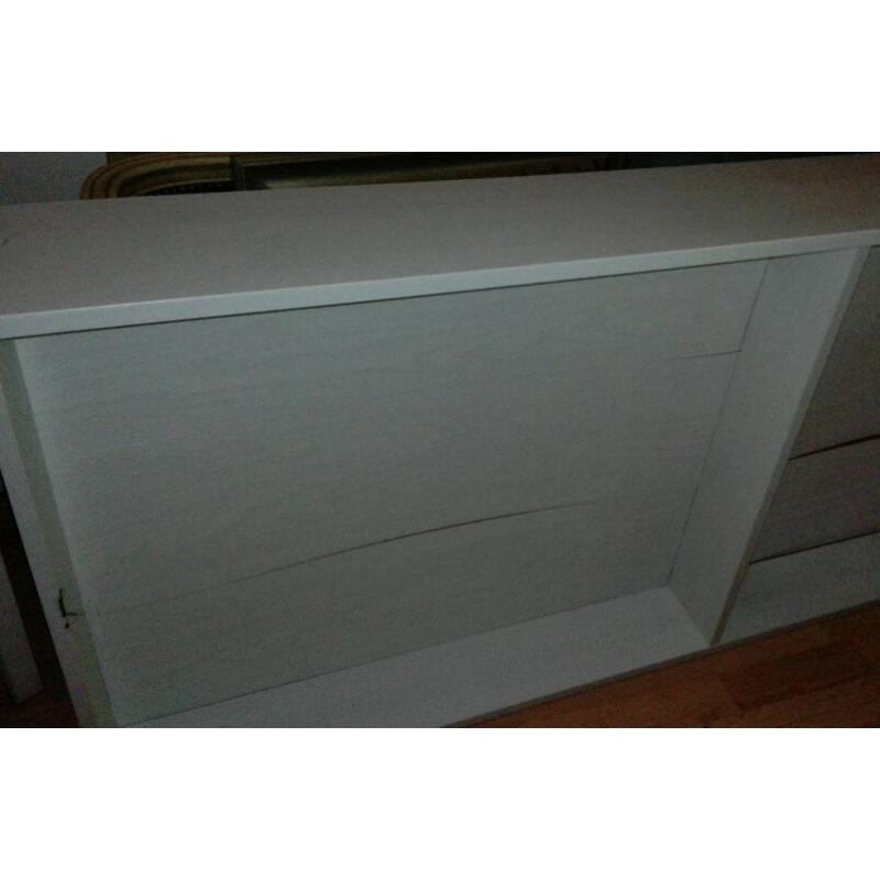 Ikea double bed with sultan mattress and storage