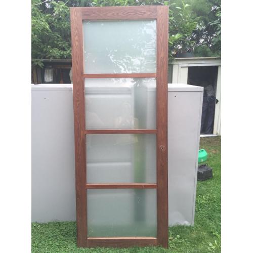 Wooden Door with glass panels *2 available*