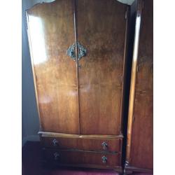 Two mahogany wardrobes