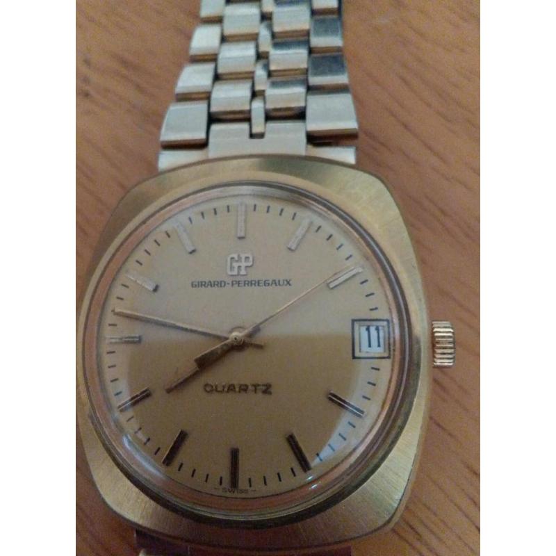 Vintage Girard Perregaux watch perfect working order excellent condition retro