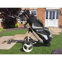 MotoCaddy S1 Digital Trolley and Golf Bag
