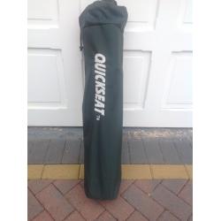 2 Quickseat collapsible camping chairs