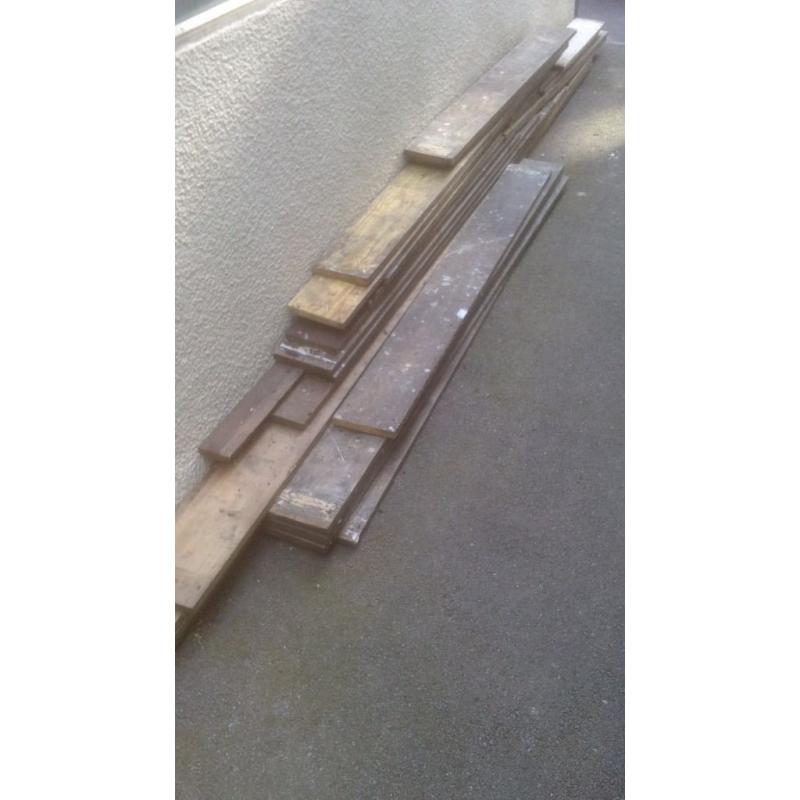 good quantity of original 7" x 1" floor boards from 1950's house