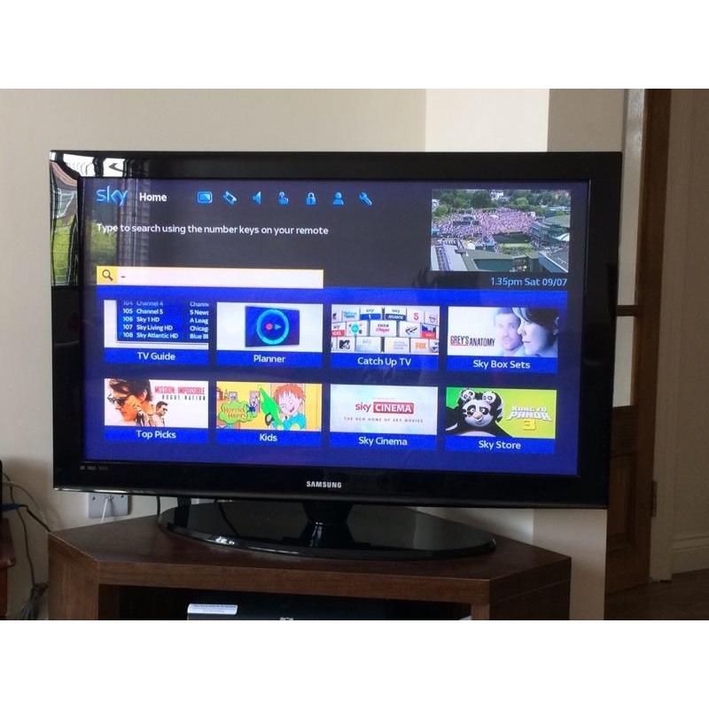 Samsung 42" Plasma TV with stand