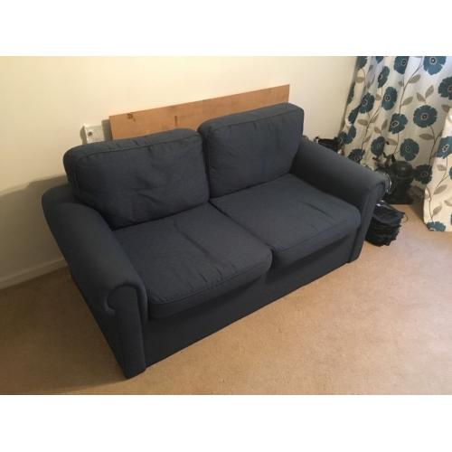 Blue sofa bed