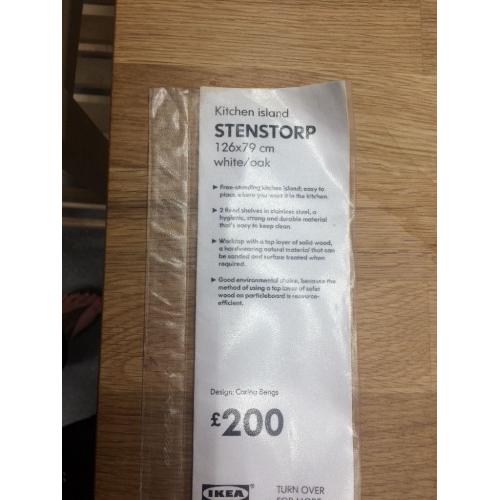 IKEA Stenstrop kitchen island