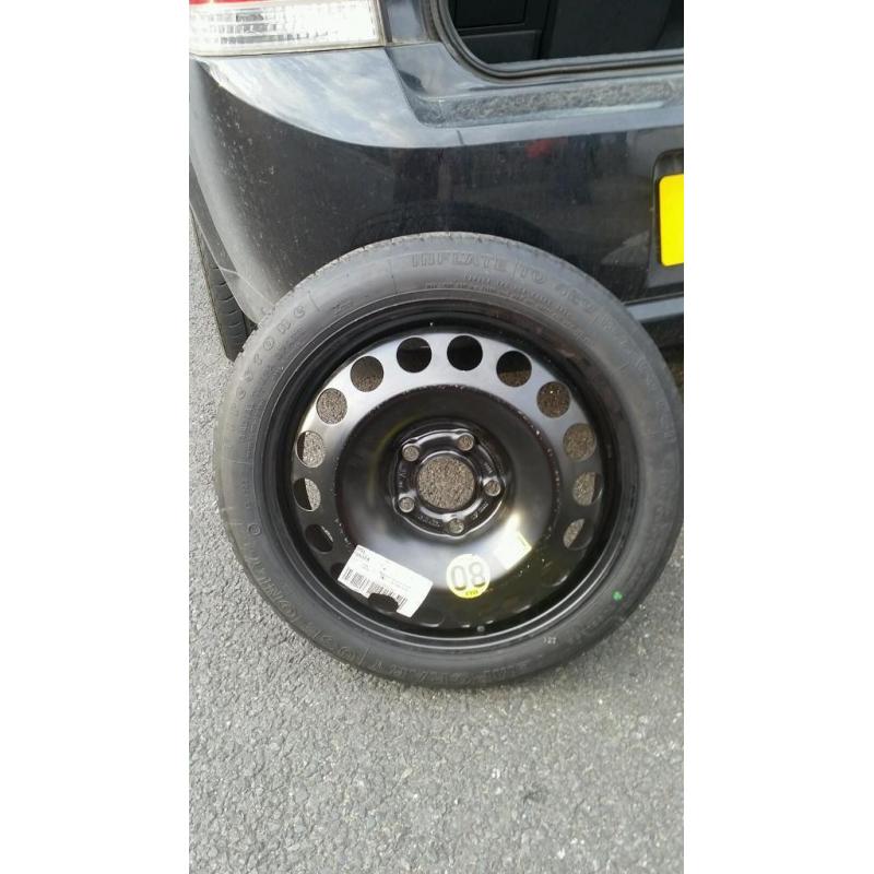 New Spare wheel vauxhall