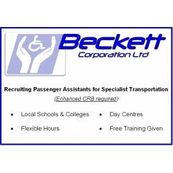 PASSENGER ASSISTANTS REQUIRED FOR SCHOOL RUNS IN MITCHAM, WIMBLEDON, WANDSWORTH AND TOOTING