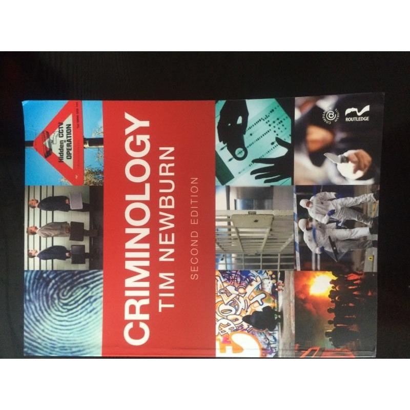 'Criminology' by Tim Newburn 2nd edition