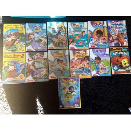 Kids DVDs Sofia Jake George doc me stuffins