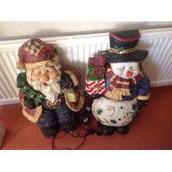 Optic Snowman and Father Xmas