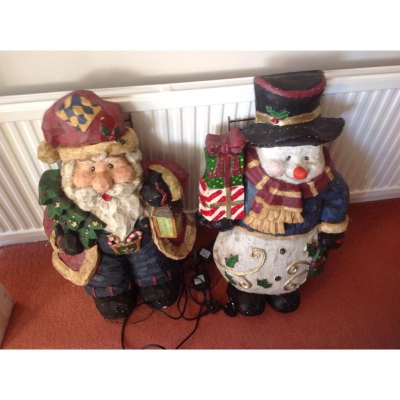 Optic Snowman and Father Xmas