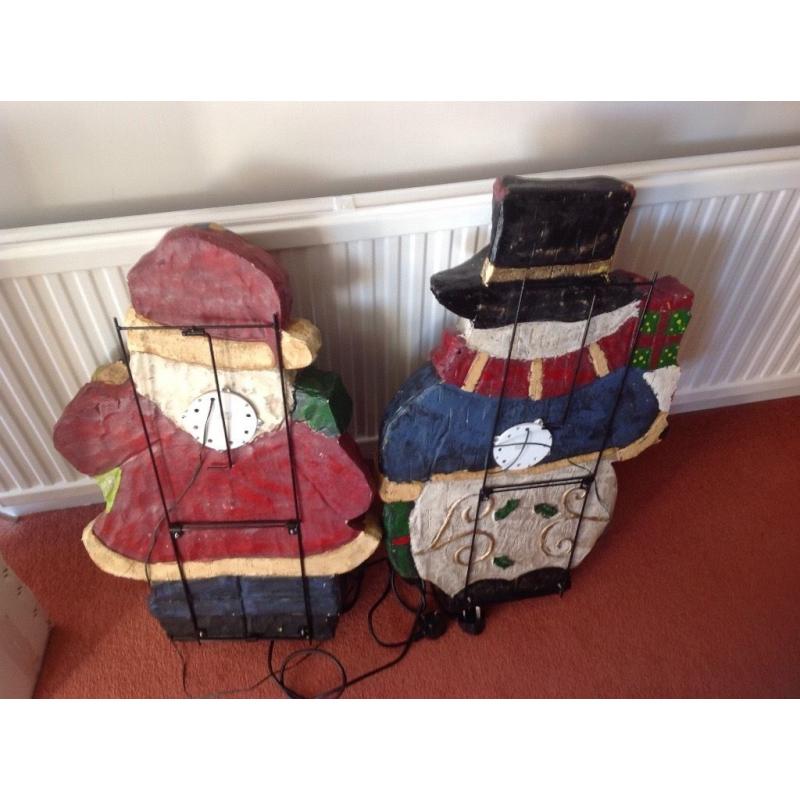 Optic Snowman and Father Xmas