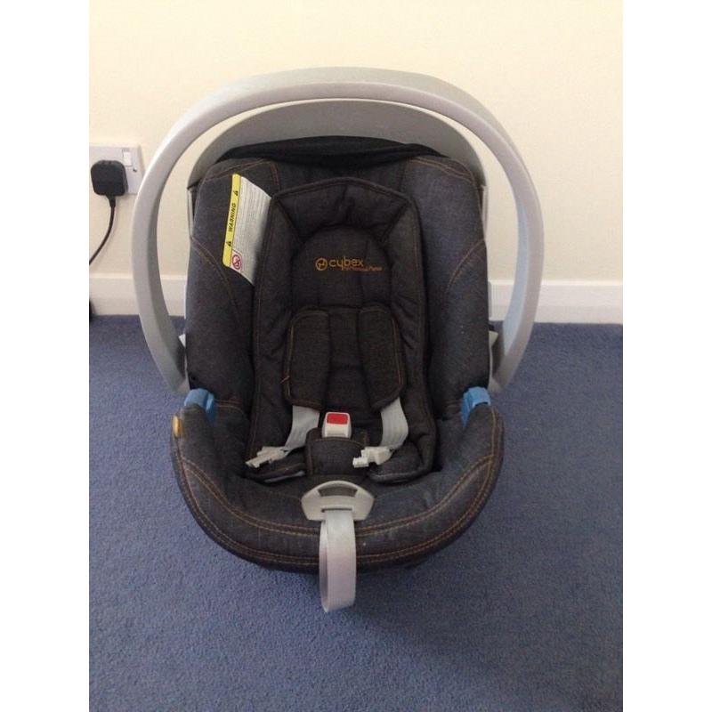 Cybex Aton car seat and isofix base