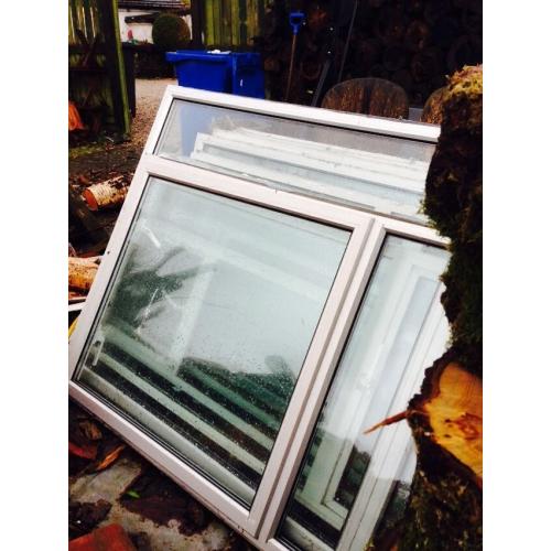 Various sizes white PVC Windows