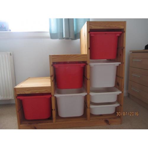 Ikea Wooden Storage Unit