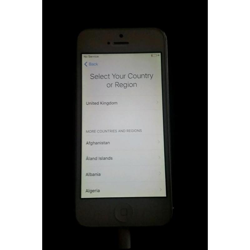 Iphone 5 in silver