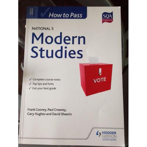 How to pass National 5 Modern Studies