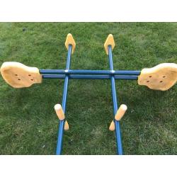 PLUM 2-SEAT METAL GLIDER SWING