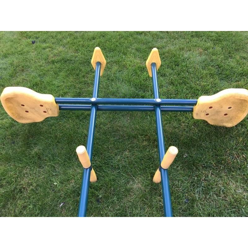 PLUM 2-SEAT METAL GLIDER SWING