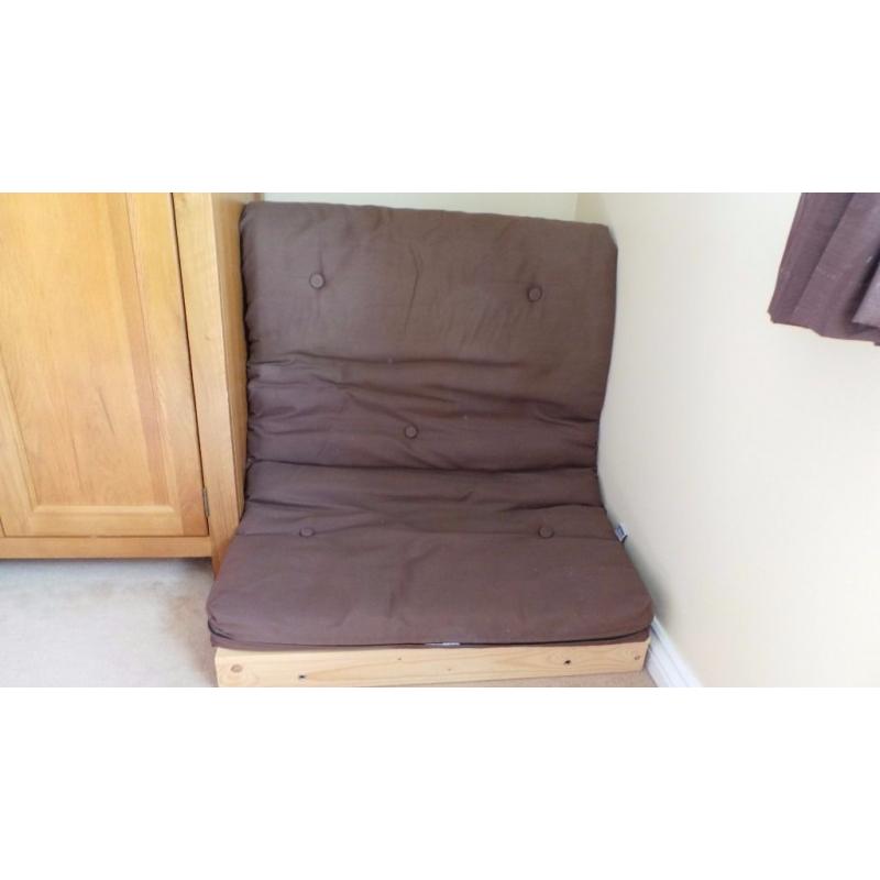 Single Kyoto Futon Company Folding sofa bed chair Space saving ideal for visitors sleepover