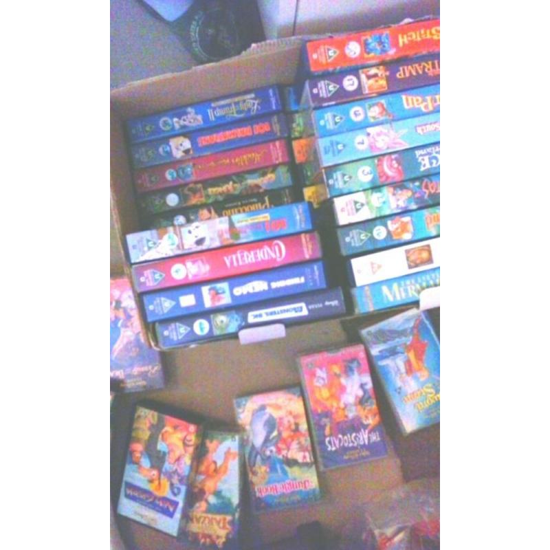 walt disney vhs video tape films ( over 100 )
