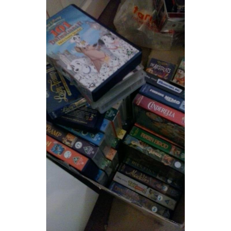 walt disney vhs video tape films ( over 100 )