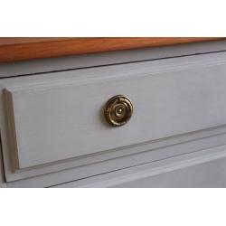 Antique Shabby Chic Painted Chest of Drawers on Wheels. We deliver