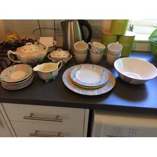 Johnson bros...farmhouse chic tea set