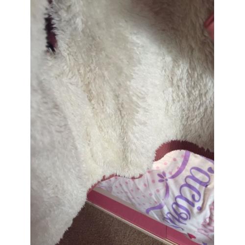 Girls pink leather jacket