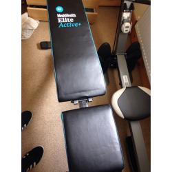 Men's Health Exercise Bench w/ Preacher Rest