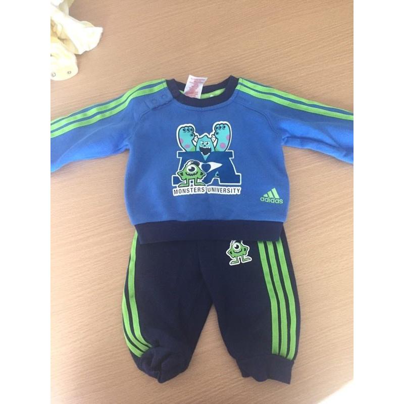 0-3 months adidas monsters inc tracksuit