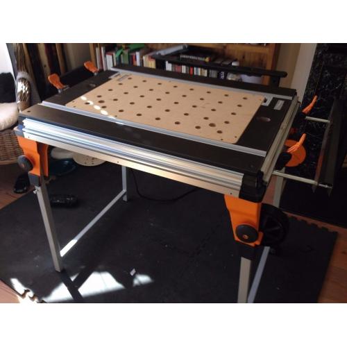Triton TWX7 Work Centre plus Contractor Saw Module and Router Table Module