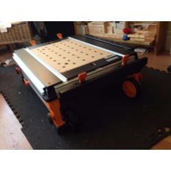 Triton TWX7 Work Centre plus Contractor Saw Module and Router Table Module