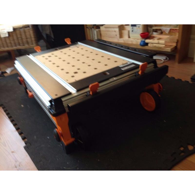 Triton TWX7 Work Centre plus Contractor Saw Module and Router Table Module