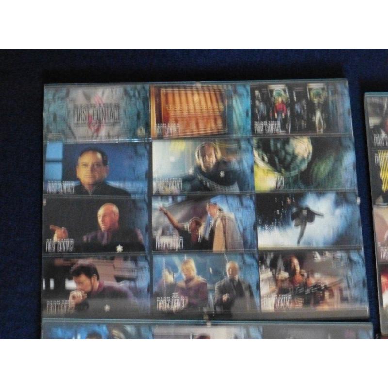 Startrek First Contact Movie Cards.