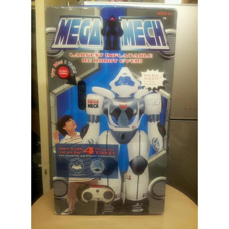 MEGA MECH INFLATABLE TALKING RC ROBOT AGE 5+