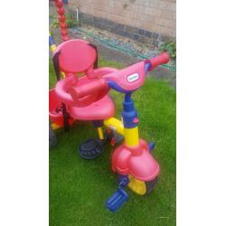 Little tikes 4 in 1 trike. Children's toddlers bike