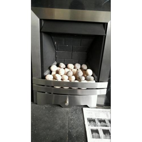 Gas fire and surround