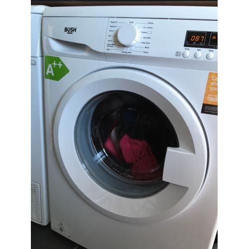 Bush washing machine. 4 weeks old, genuine reason for selling.