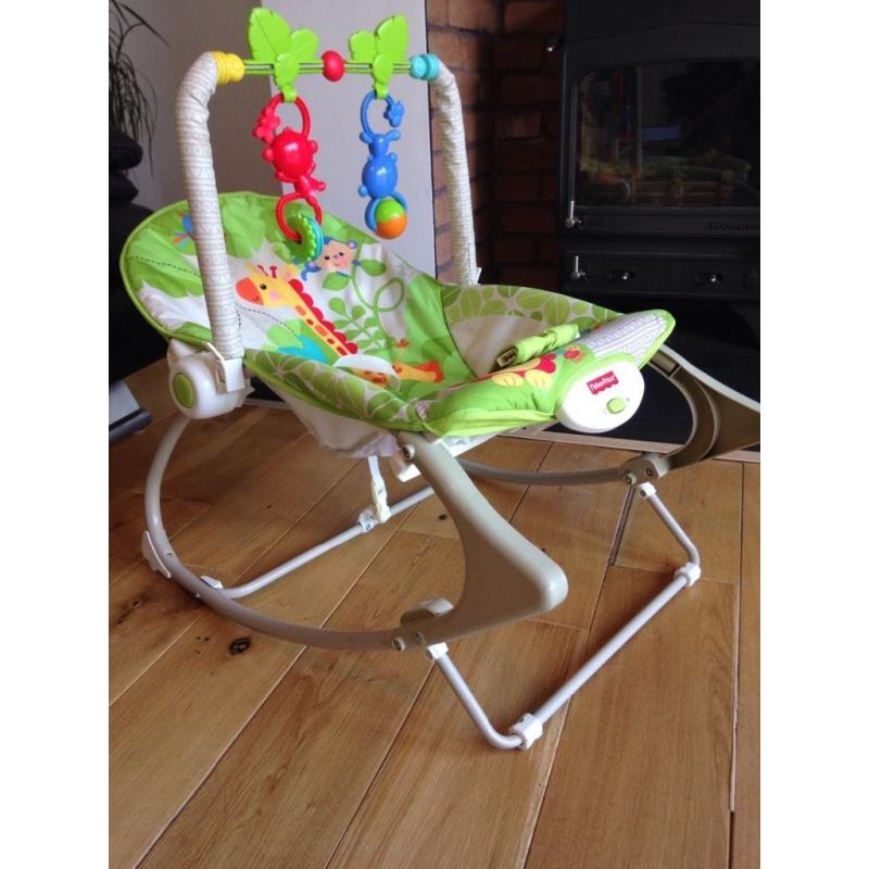 Fisher Price rocker and toddler chair