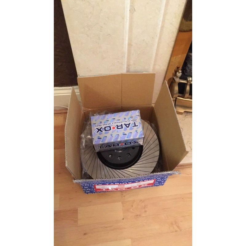 Tarox G88 25mm disks and pads for mk5 golf gti